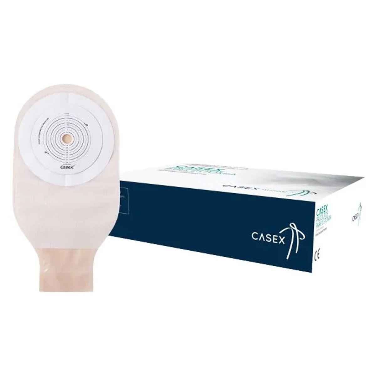 Bolsa Colostomia Adulto Recortável 13MM/64MM Opaca 1Und Casex