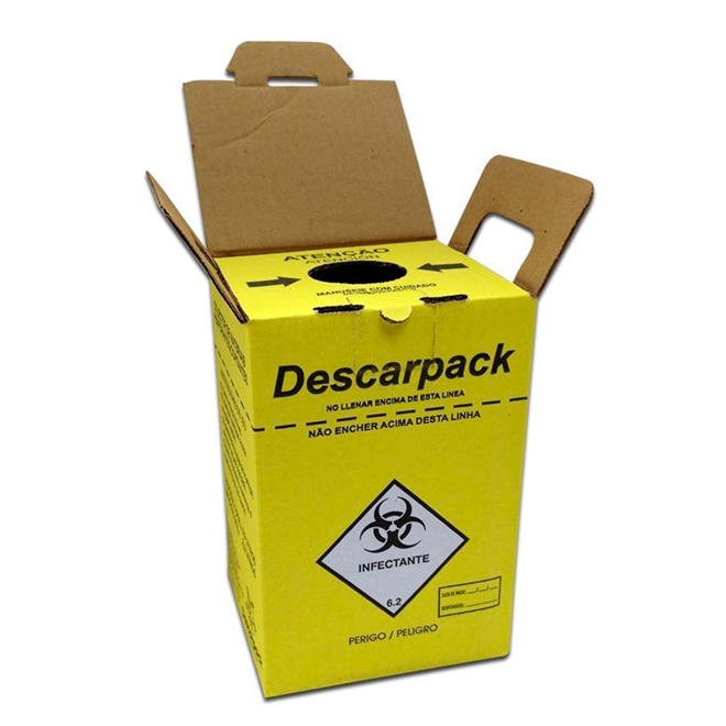 Coletor Para Material Perfurocortante Descarpack 3 Litros