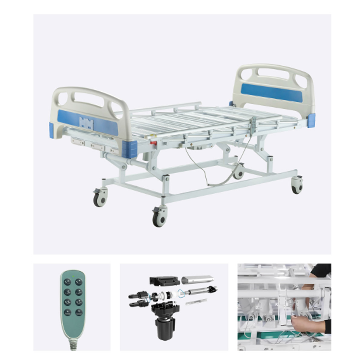 Cama Hospitalar Elétrica 3 Movimentos com Elevação DX3 Dellamed