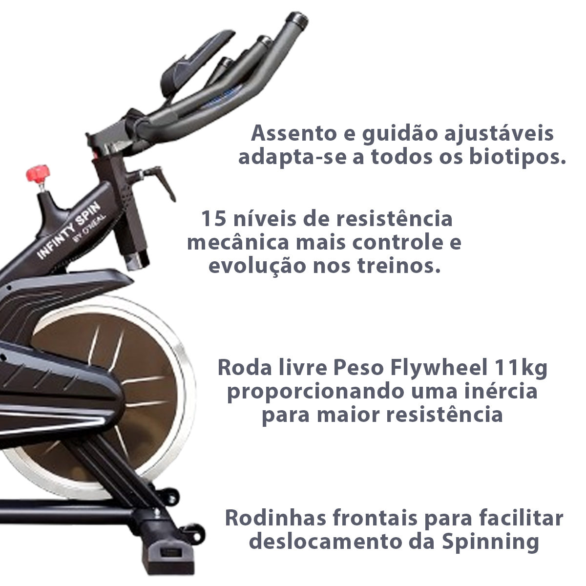 Bicicleta Bike Spinning ISX200 Infinity Oneal