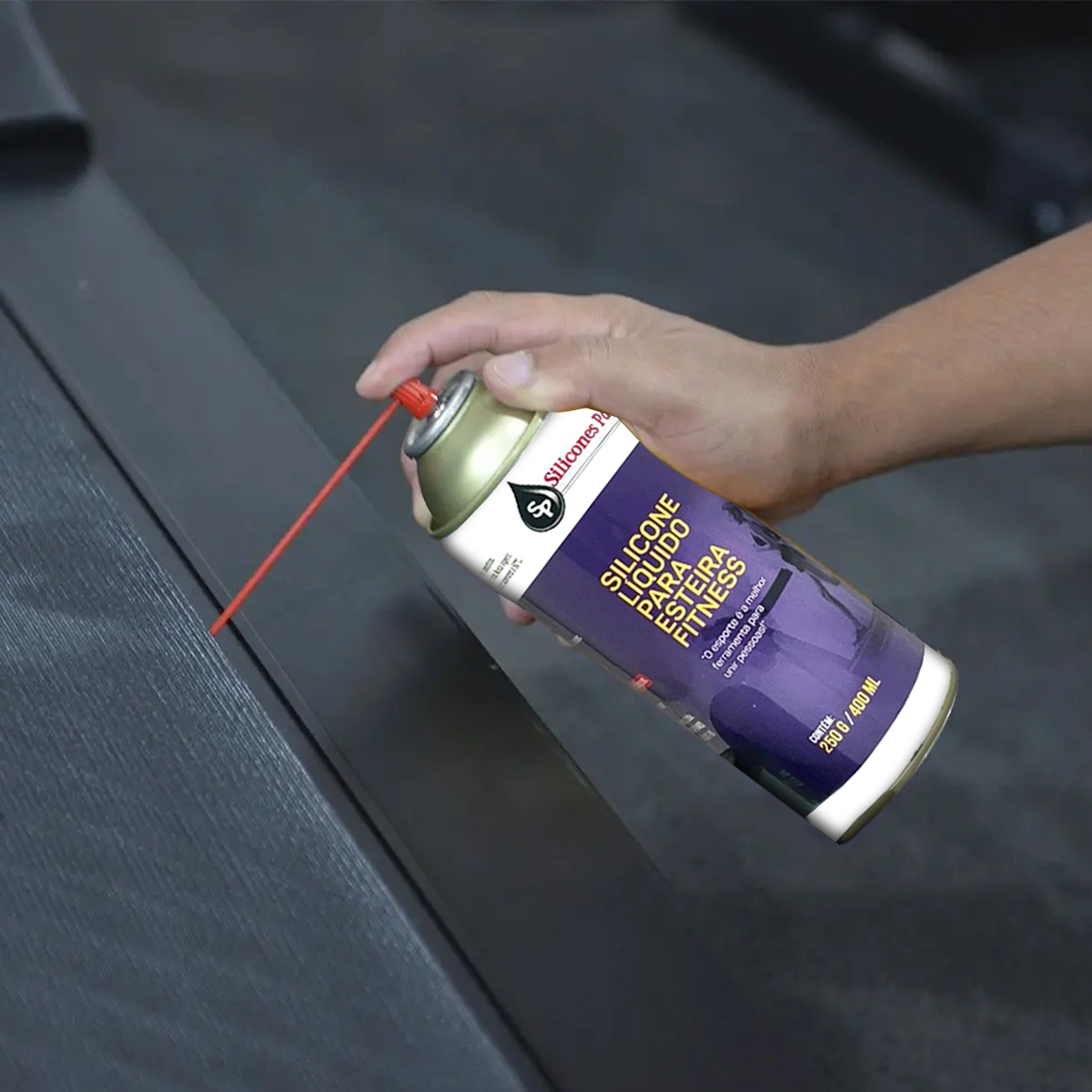 Silicone Spray Lubrificante para Esteira 300ml Unipega