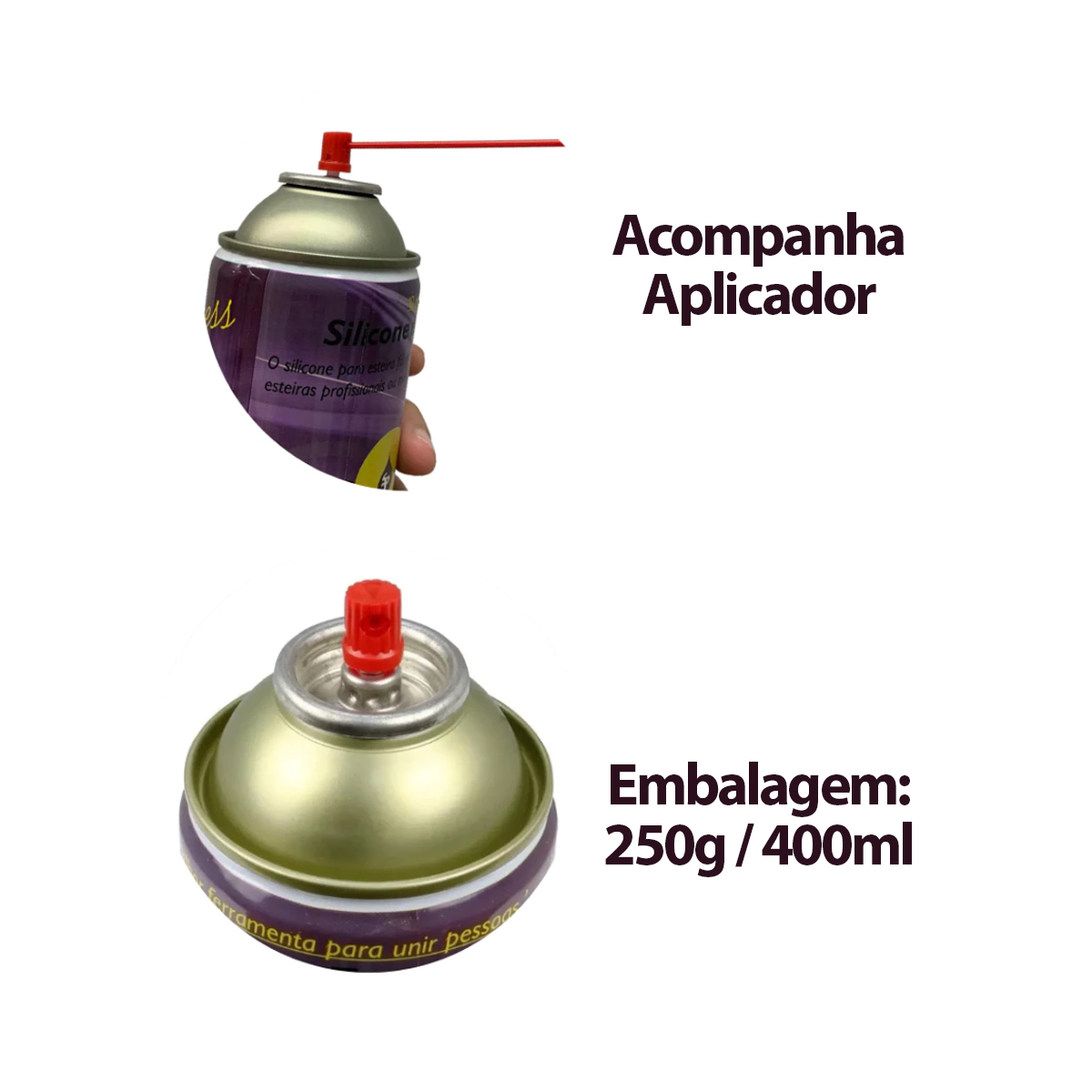 Silicone Spray Lubrificante para Esteira 300ml Unipega