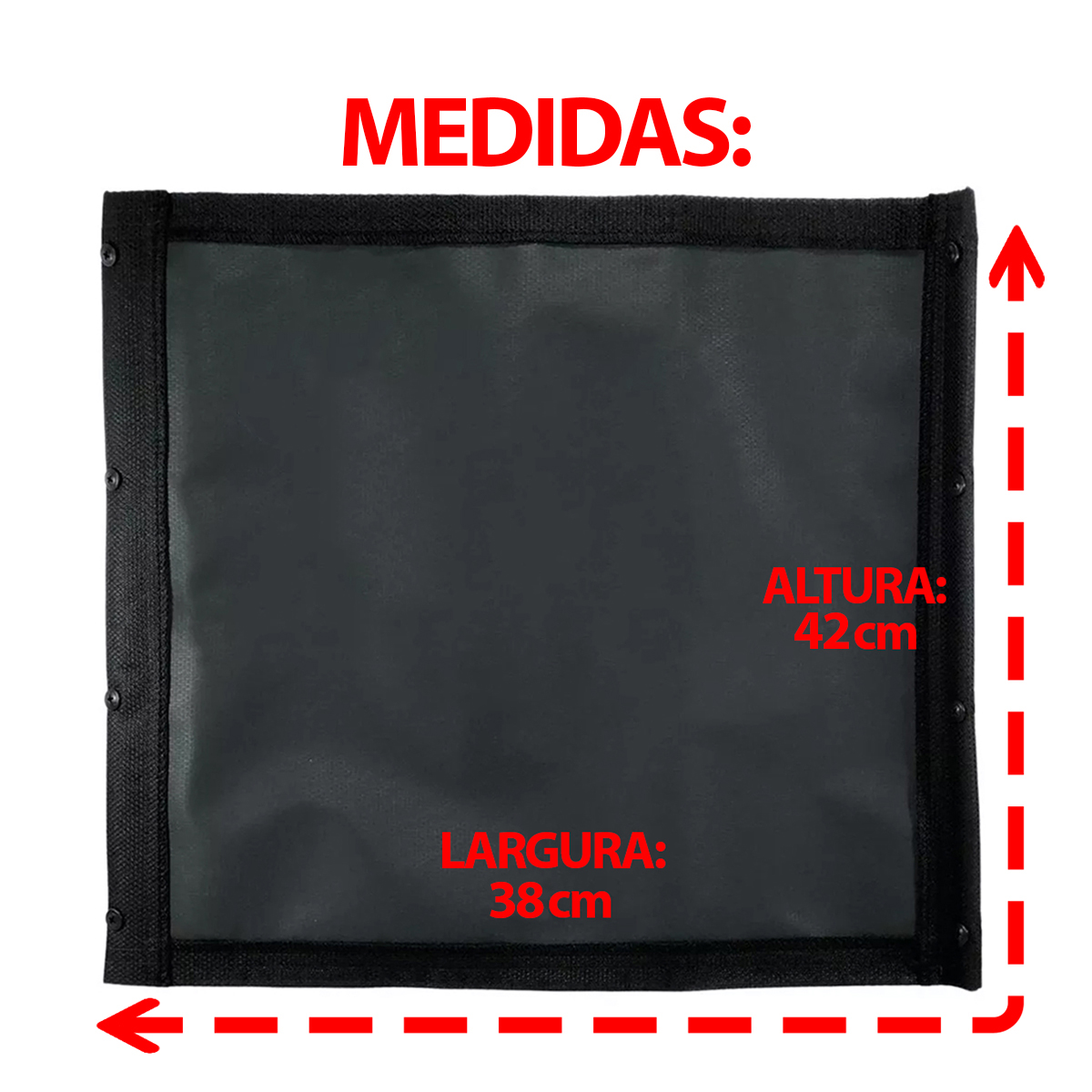 Assento em Nylon Cadeira de Rodas 38x42cm 101/102/ECO CDS
