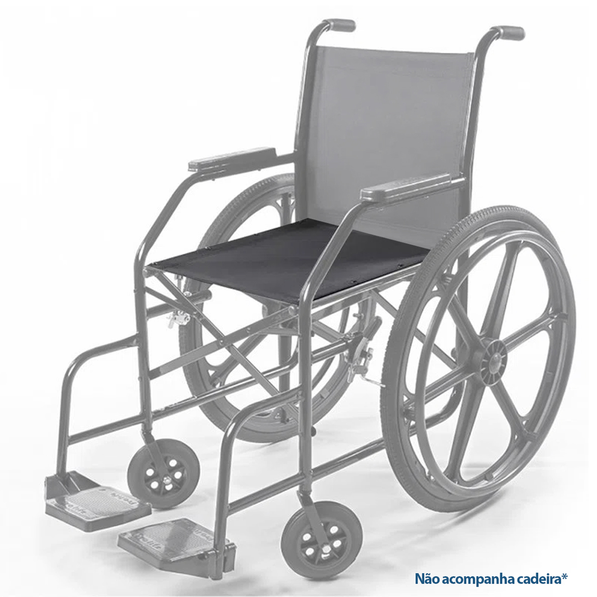 Assento Cadeira de Rodas Prolife 44cm Sem Velcro com 6 Furos
