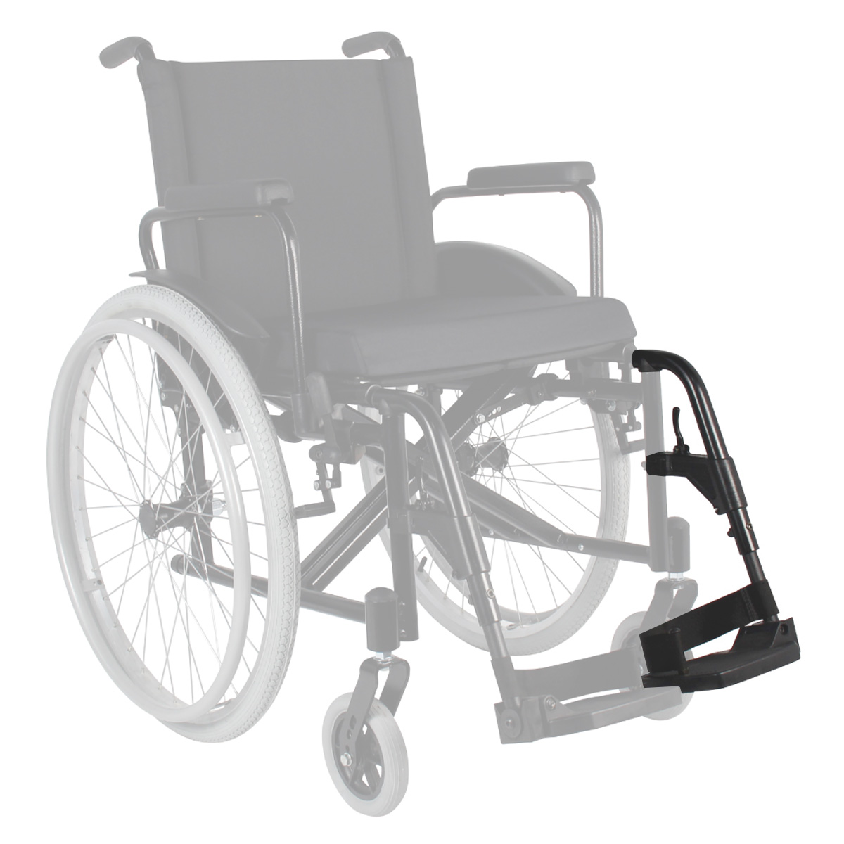 Pedal para Cadeira Ortomobil 44/50 Bipartido Esquerdo