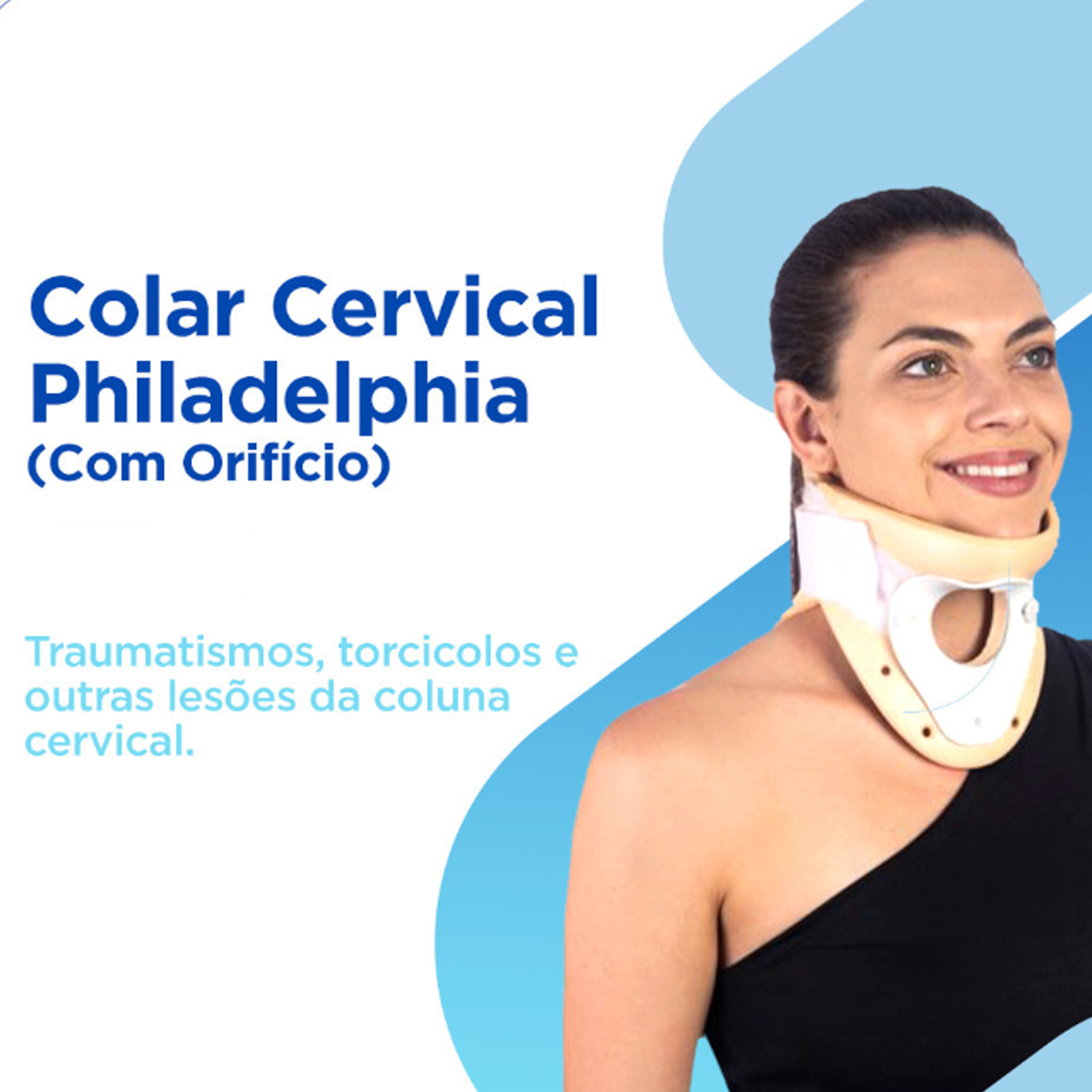 Colar Cervical Philadelphia com Oríficio GLC
