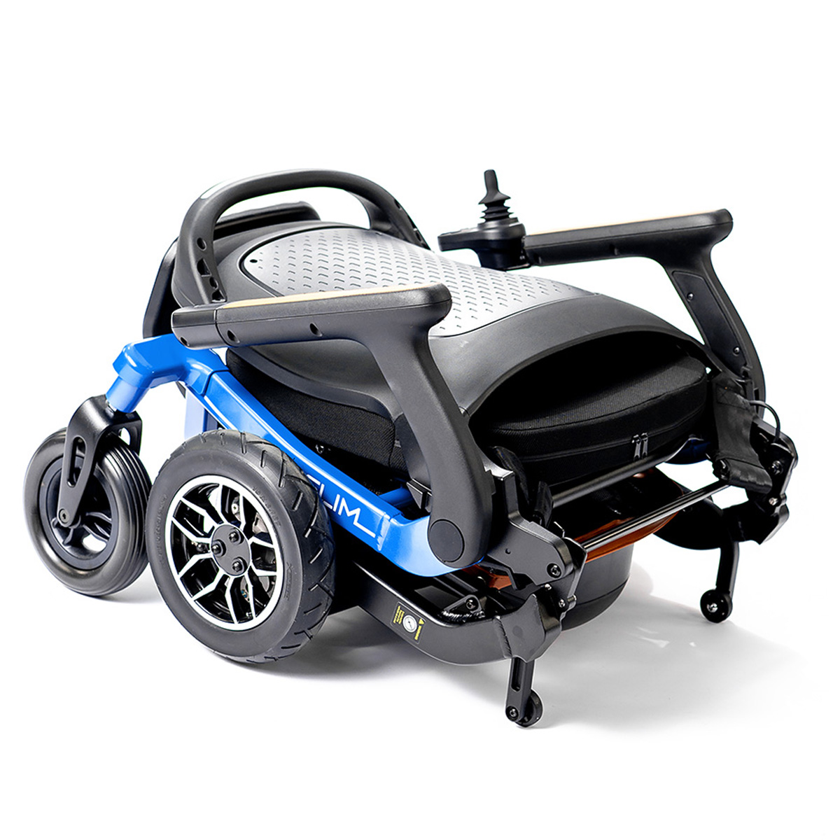 Cadeira de Rodas Motorizada Power Lite Slim Azul Mobility