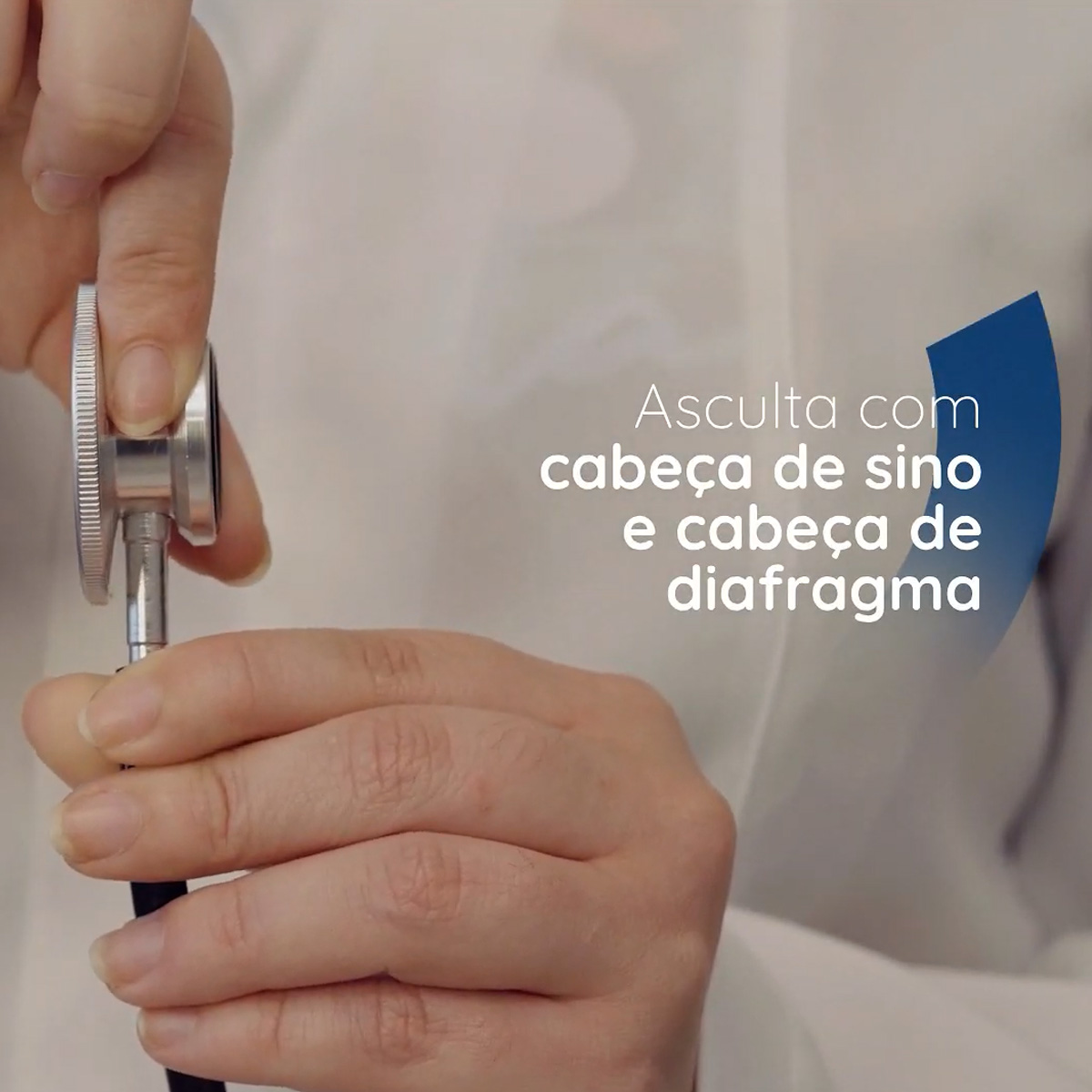 Estetoscópio Duplo Profissional Adulto e Pediátrico Dellamed