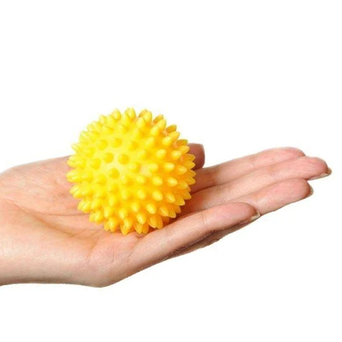 Bola Cravo de Massagem 7,5cm Par Amarelo e Preto Kallango