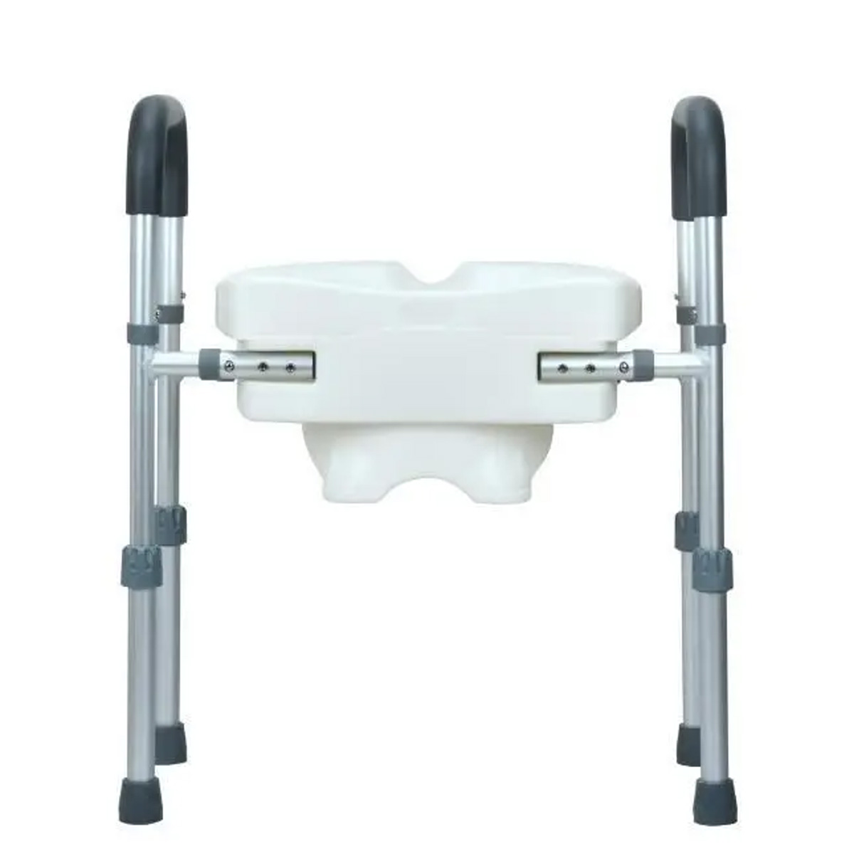Assento Sanitário Elevado com Barra de Apoio Lateral Senior Care 