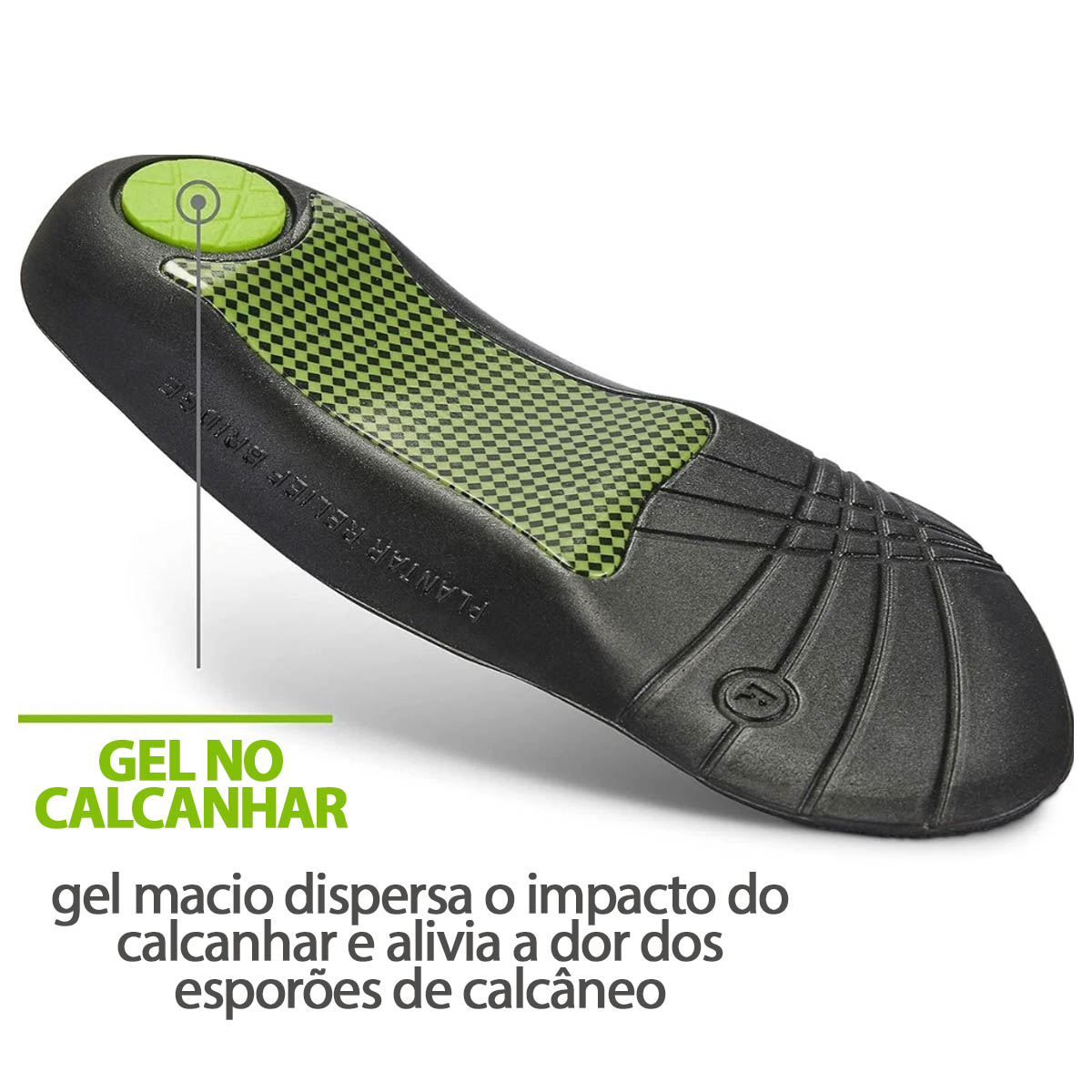 Palmilha Support Plantar Fascia Sof Sole Chantal