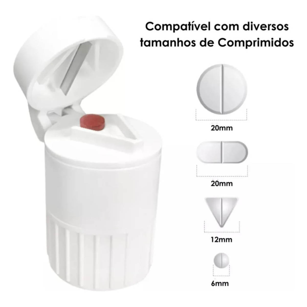 Amassador de Comprimidos 3 em 1 Supermedy