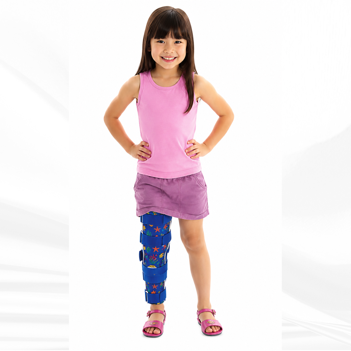 Imobilizadora de Joelho Infantil Estampado Chantal