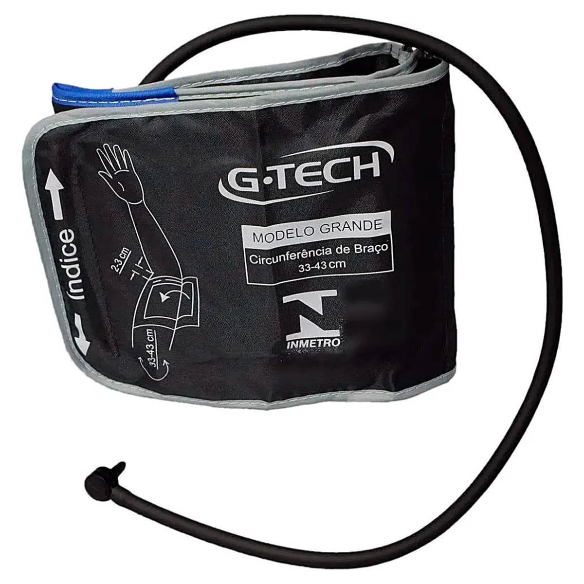 Braçadeira Adulto Aparelho de Pressao Digital de Braço 33-43cm LA250