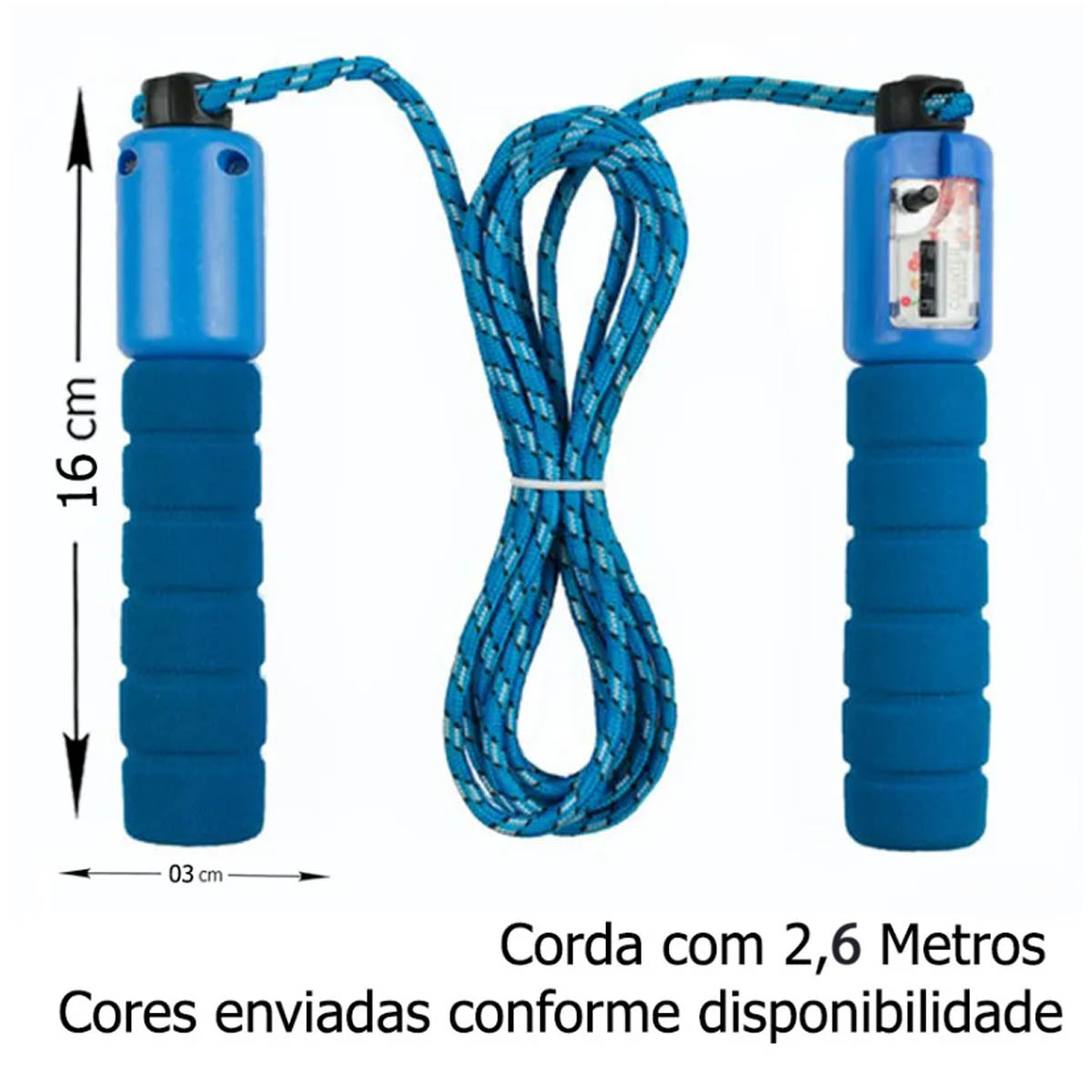 Corda de Pular com Contador de Giro 2,60M