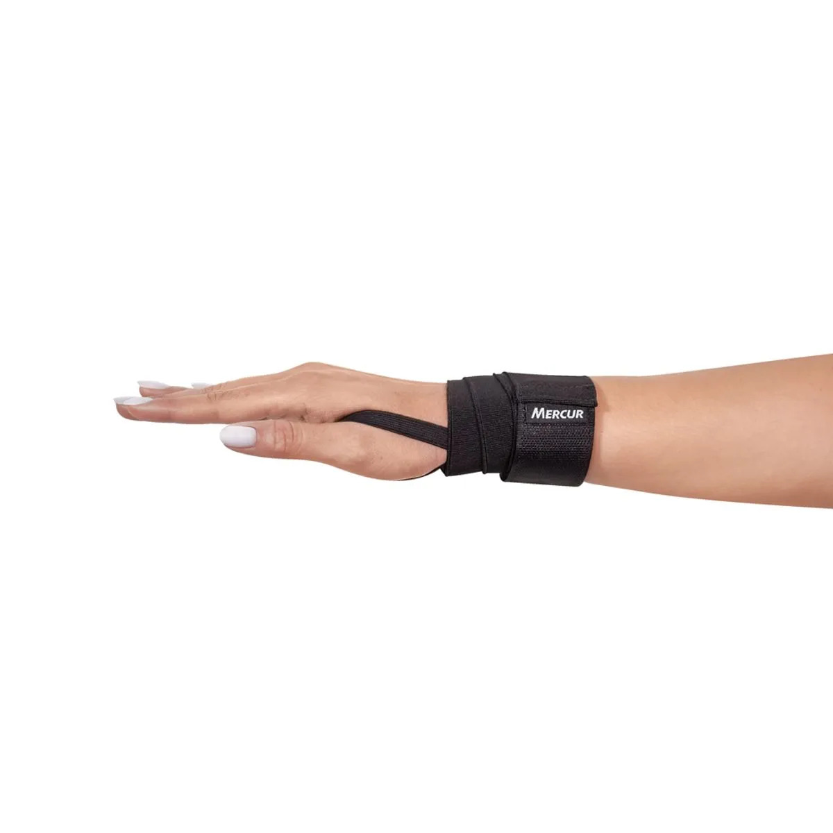 mercur munhequeira de alta compressão elastica preto BC0720-PR