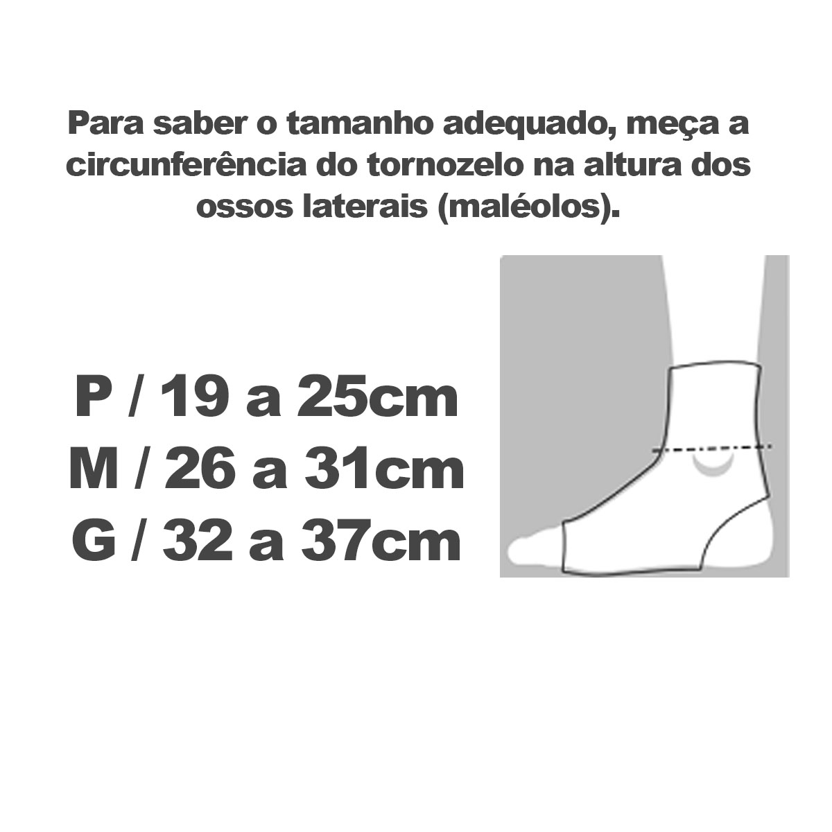 Tornozeleira Elástica Performance Mercur
