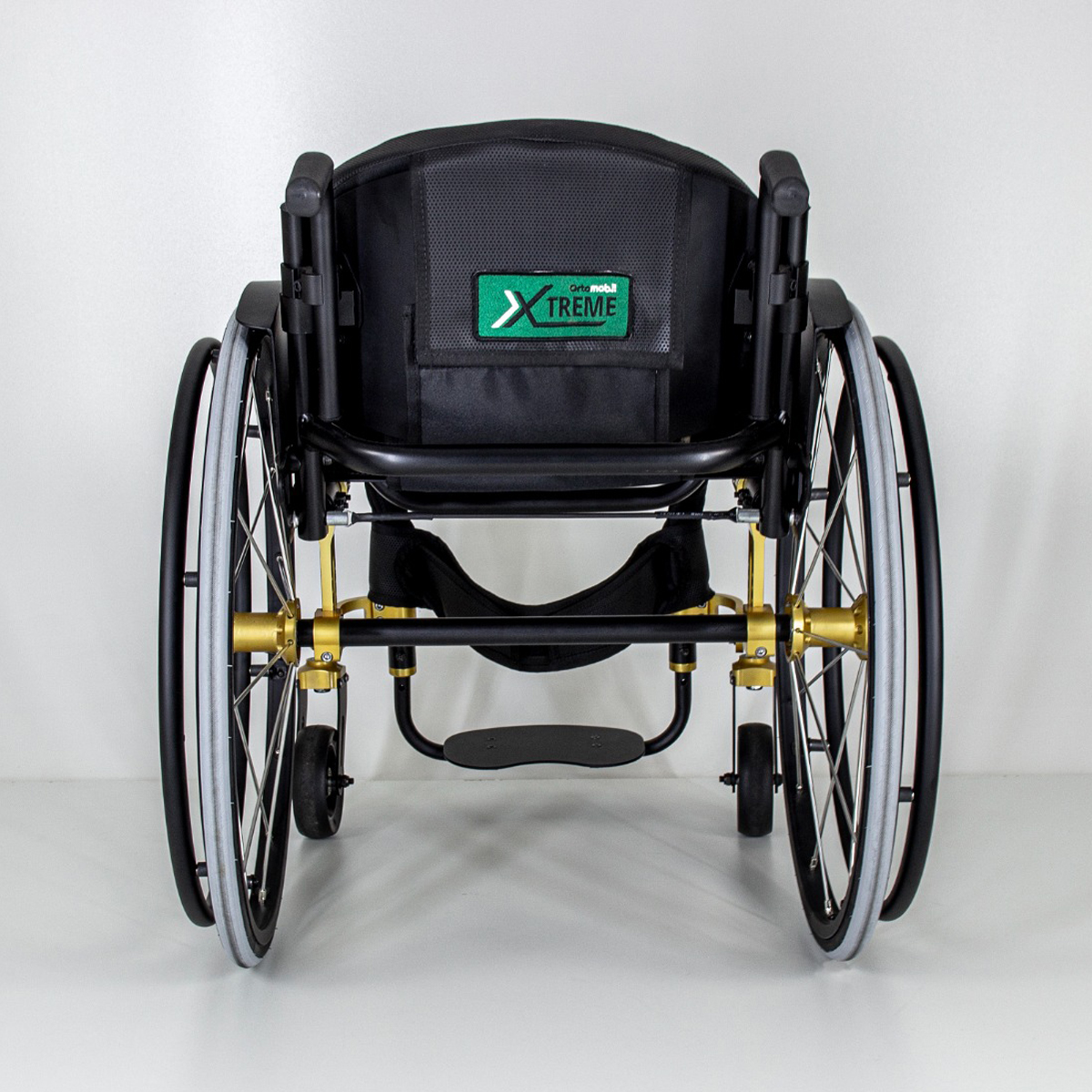 Cadeira de Rodas Monobloco MB4 Extreme 003 L42 P40 A45 Ortomobil Dourada