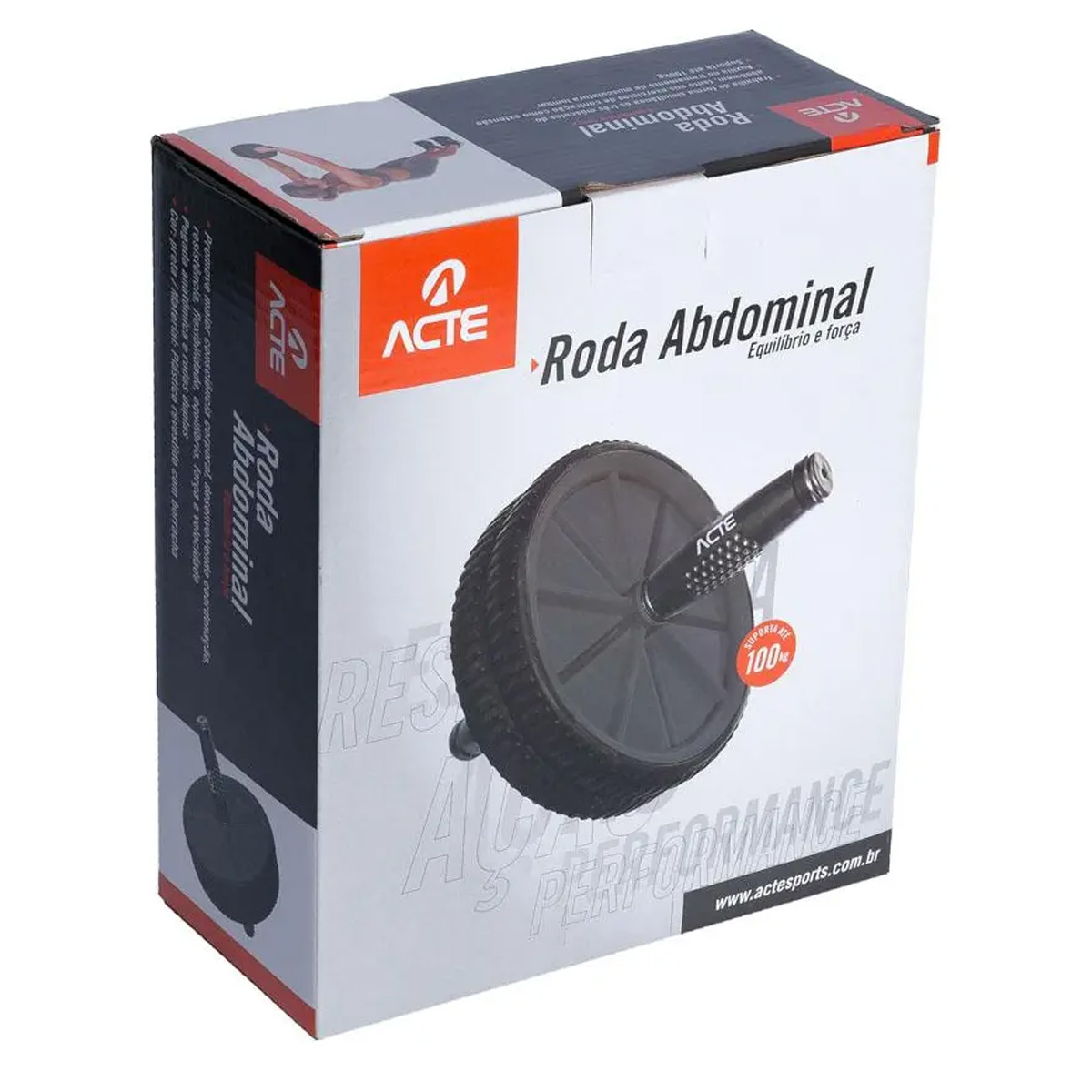 Roda Abdominal Para Exercícios T14 Acte Sports