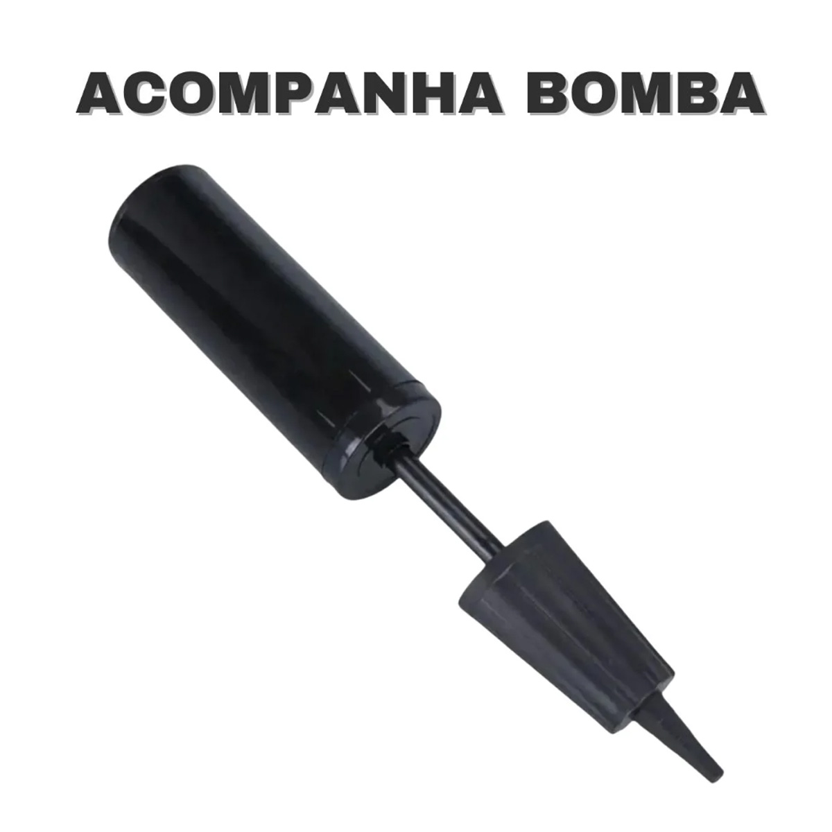 Bola de Pilates e Exercício Preta 85cm Hidrolight