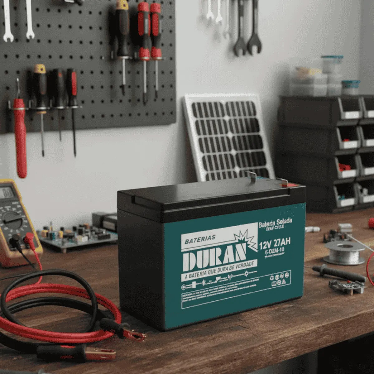 Bateria Selada para Cadeira de Rodas Motorizada Duran 12V 27Ah