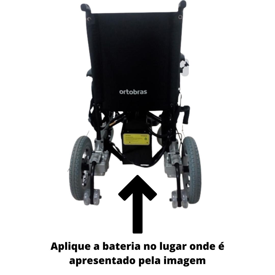Bateria EVC12-27 Selada para Cadeira de Rodas Motorizada Global 12V 27Ah