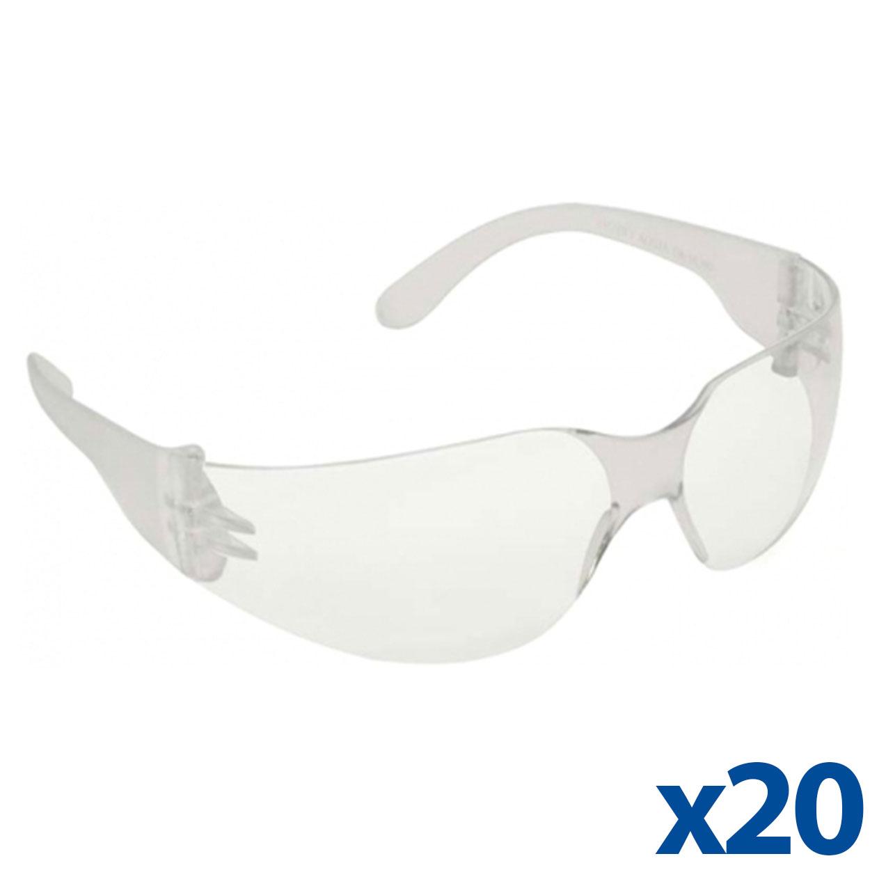 Oculos De Proteção Wave 20 Unidades