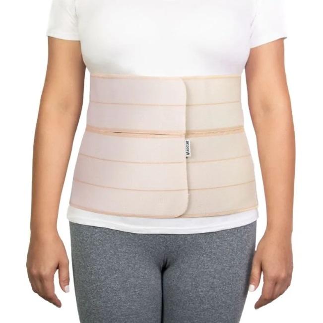 Cinta Abdominal com Fechamento Duplo Mercur 25cm x 120cm BC0082
