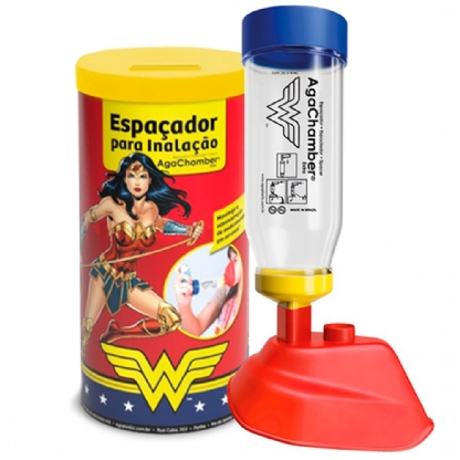 Espaçador Para Aerossolterapia Agachamber Adulto Infantil Cofrinho