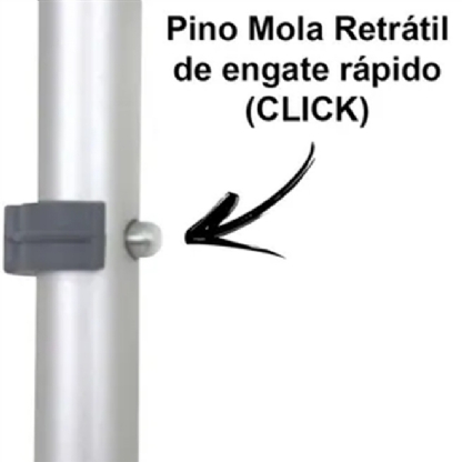 Muleta Canadense Sequencial Fixa Premium 150kg Ponteira 7/8