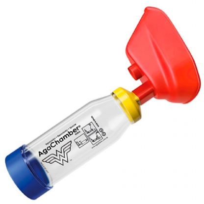 Espaçador Para Aerossolterapia Agachamber Adulto Infantil Cofrinho
