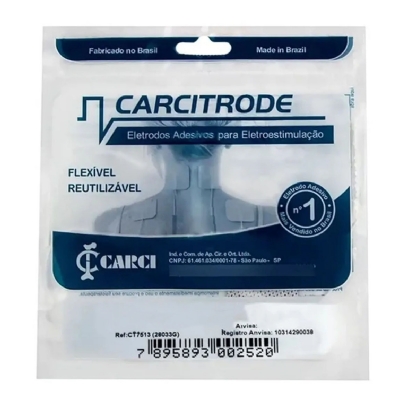 Eletrodo Autoadesivo para Eletroestimulação Carci