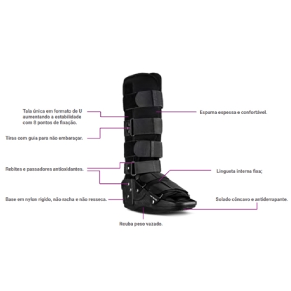Bota Ortopedica Imobilizadora Hidrolight Comfort Longa